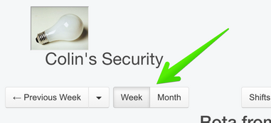 week/month menu buttons